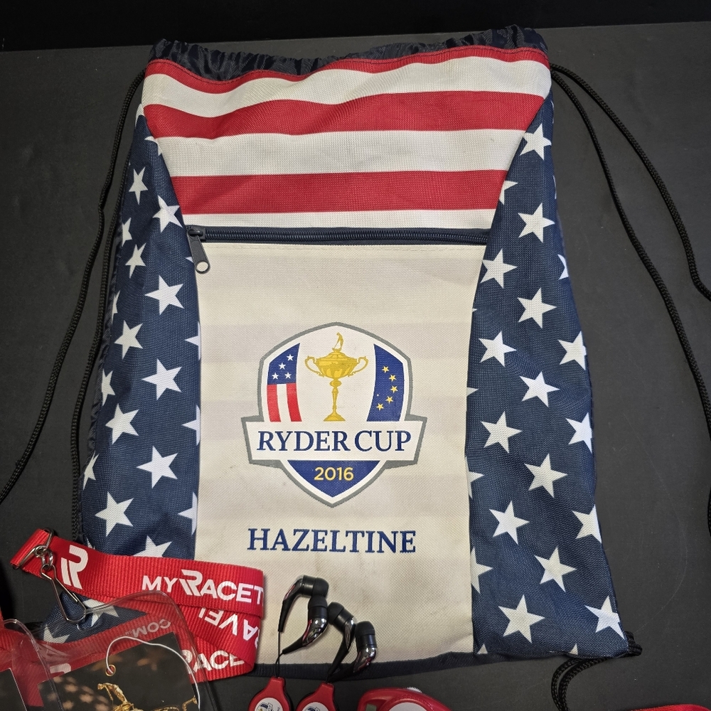 Ryder Cup Hazeltine 2016 Backpack Unisex One Size Drawstring USA - Picture 4 of 15